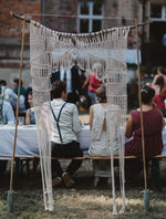 Macramé Altar| Wedding Backdrop| Türvorhang