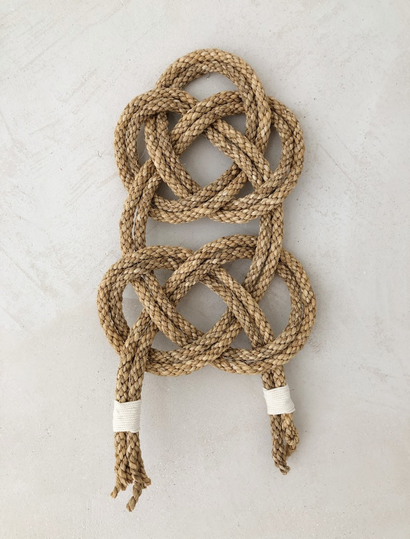 Infinity Knot Wall Sculpture Jute