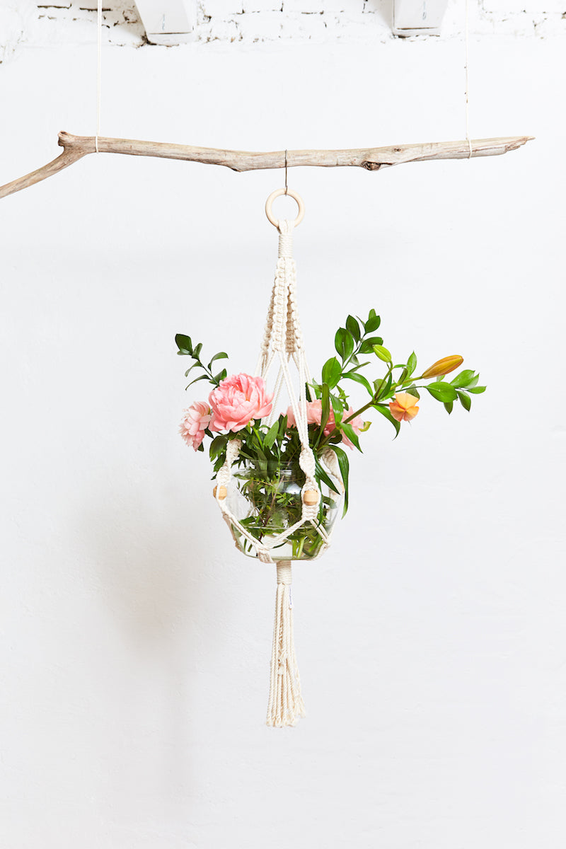 DIY Makramee Blumenampel Set zum Selbermachen