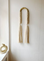 Lux | Ceramic Arch Wall Art with Long Knot