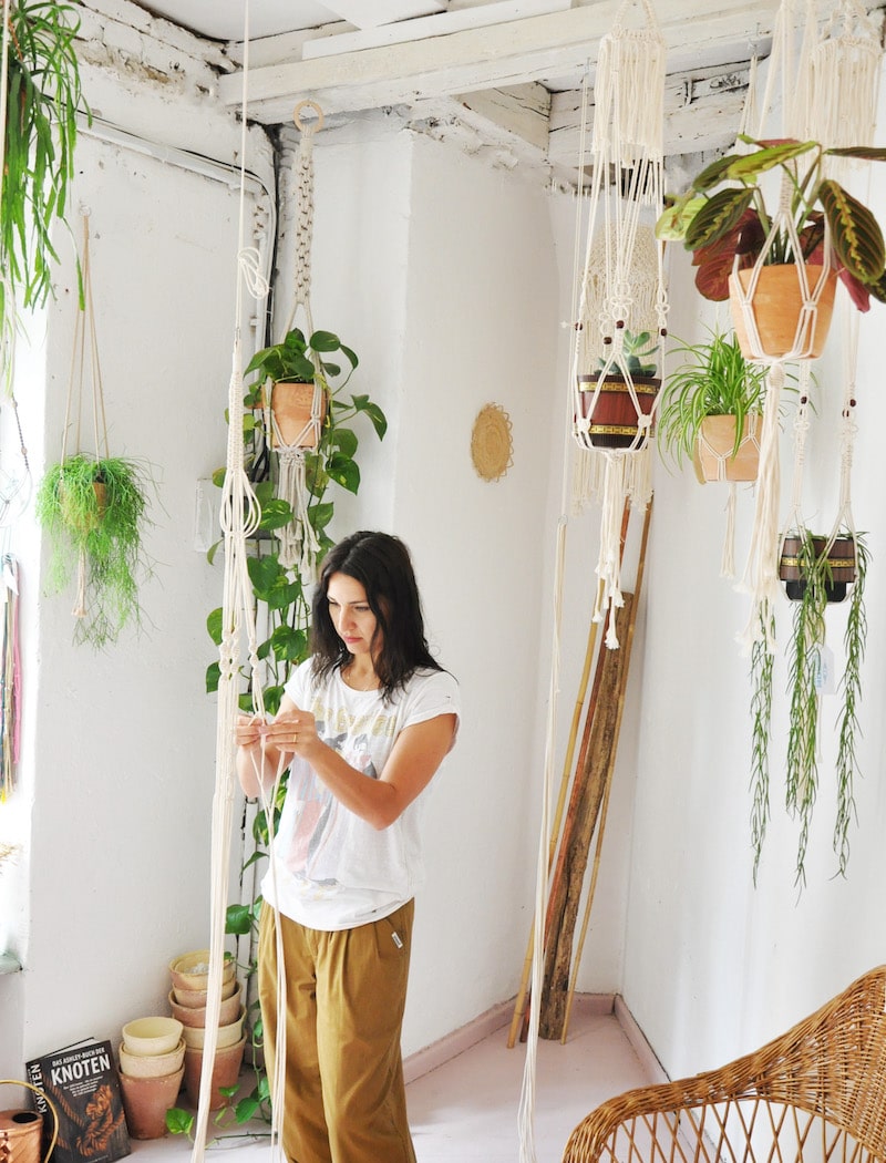 Meditative Macramé Workshop - Wandbehang oder Blumenampel knüpfen