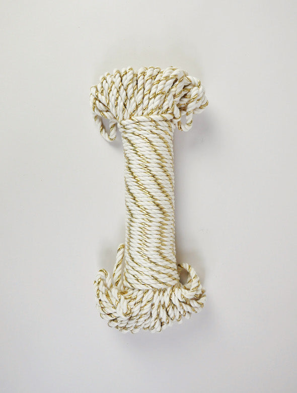 5 mm LUXE Macramé Yarn OEKOTEX Cotton Rope | filmed| 30m| IN MANY COLORS