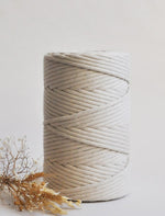 8mm JUMBO Recycling Cotton Rope | | single strand 200m| NATURE